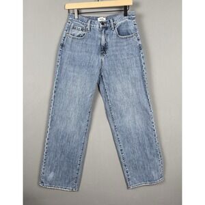 Pistola Kennedy High Rise Straight Jeans Womens 26 Light Wash Denim